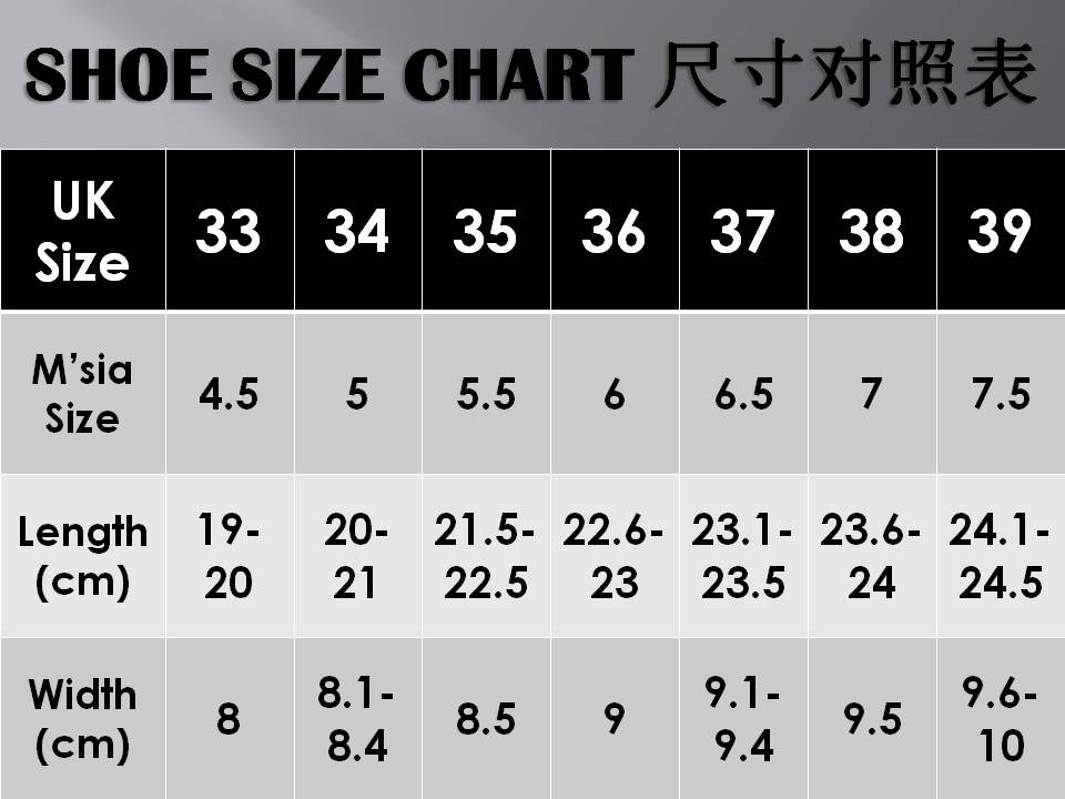 Kasut Online: Foot / Shoes Measurement