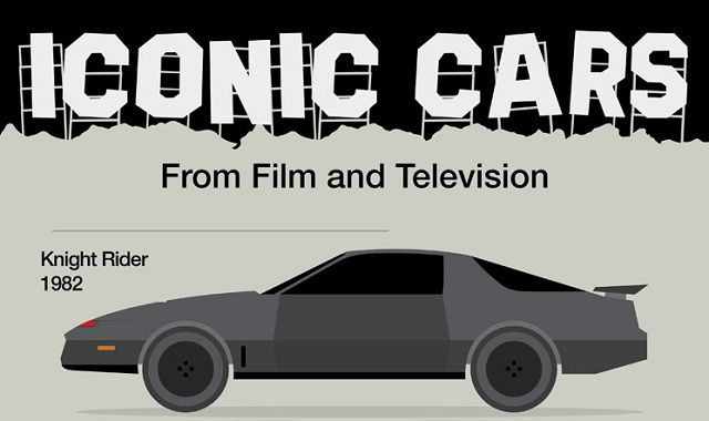 Image: Iconic Cars From Film And Television #infographic