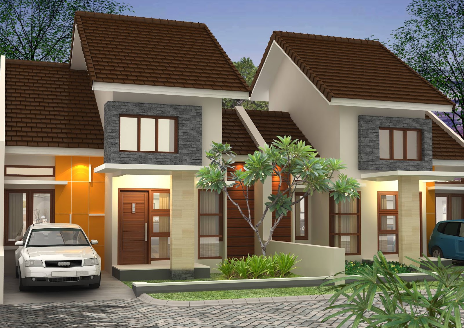 Contoh Taman Depan Rumah Minimalis