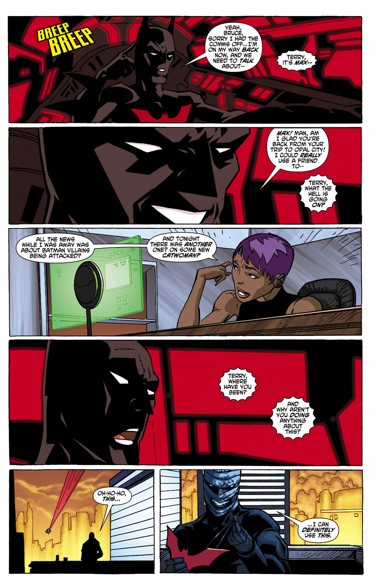 Read online Batman Beyond (2010) comic -  Issue #4 - 17