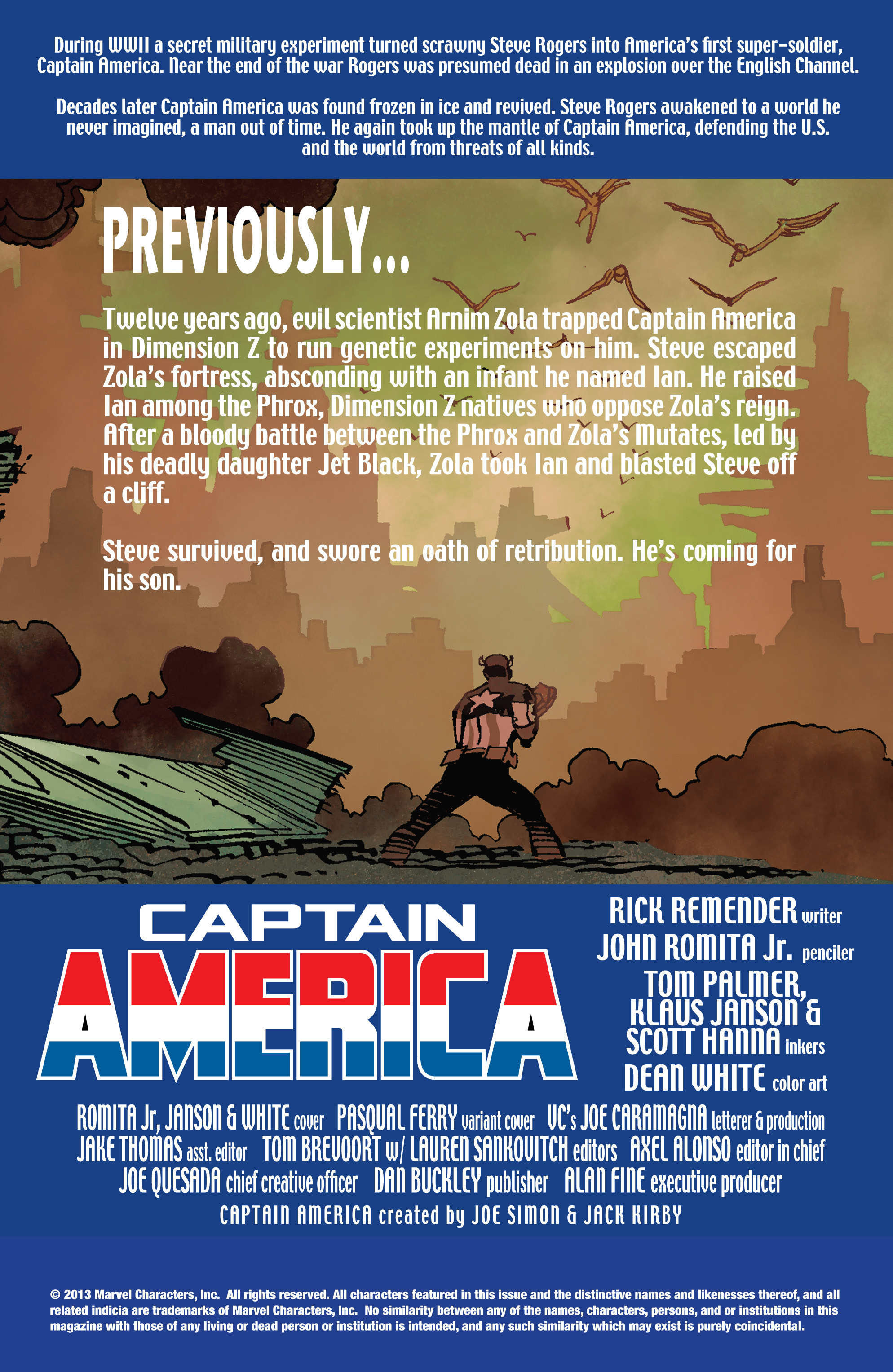 Read online Captain America (2013) comic -  Issue #6 - 2