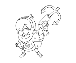 Gravity falls coloring pages 6