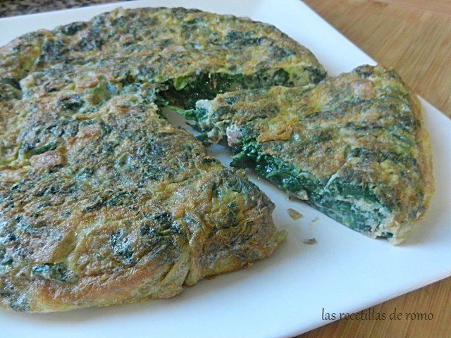 "Tortilla de espinacas"