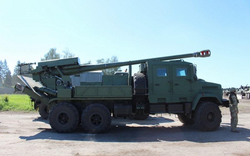 нова 155-мм САУ «Богдана» – розробка Краматорського заводу 