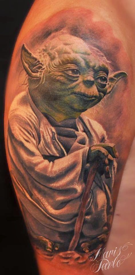 Tatuaje Maestro Yoda