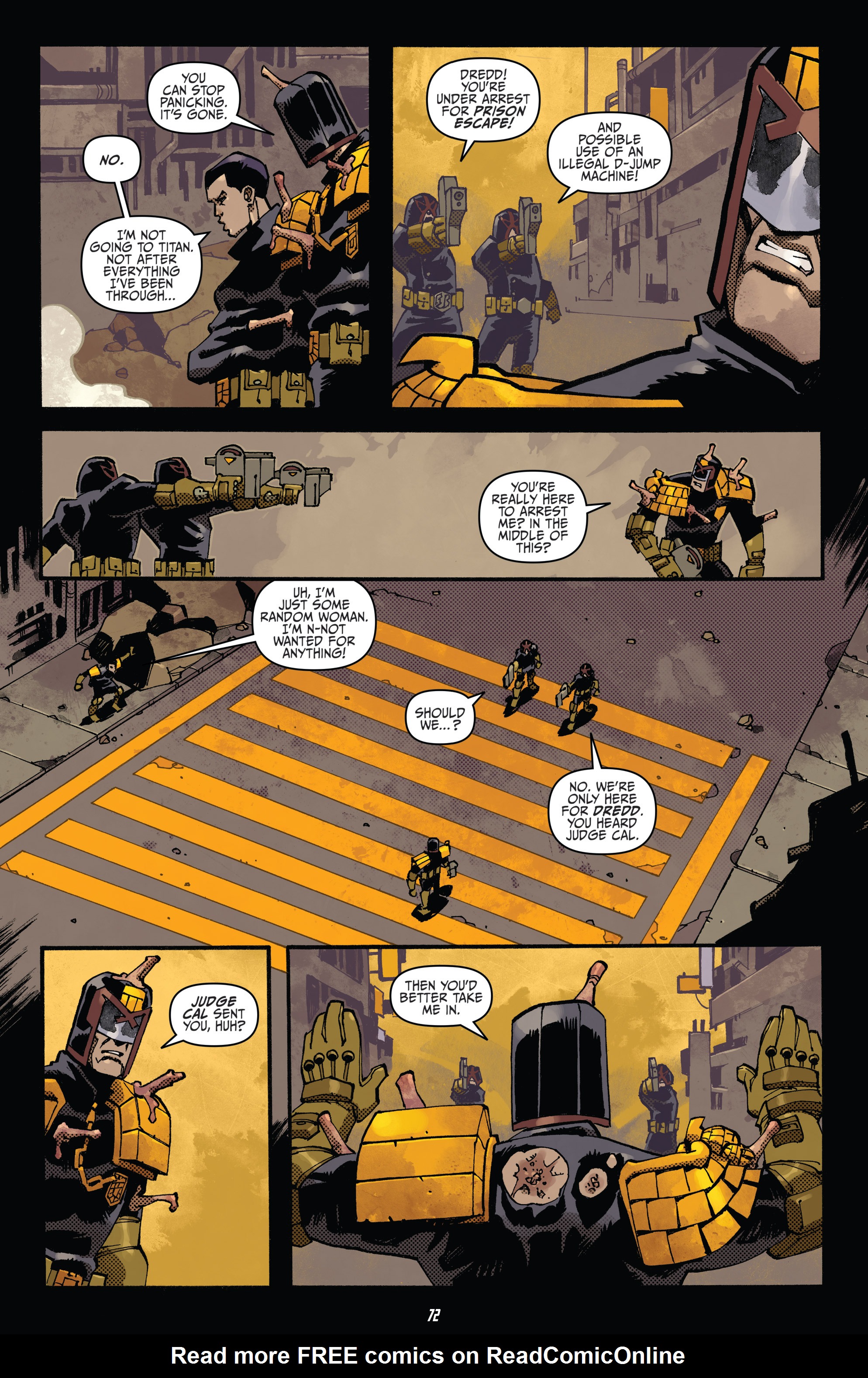 Read online Judge Dredd (2012) comic -  Issue # _TPB 5 - 70