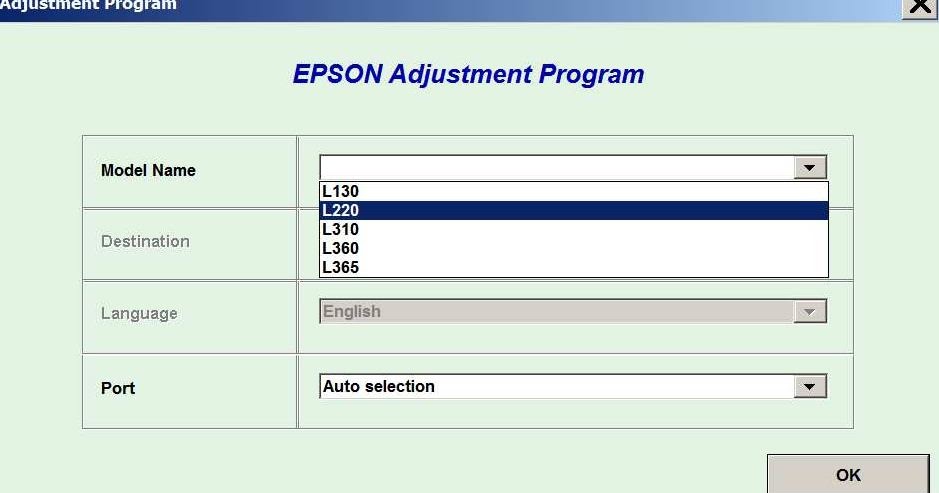 Epson Printer Resetter Software