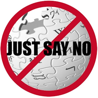 Ceux qui disent non... à Wikipédia Just say no to Wikipedia - Dites juste NON à Wikipedia
