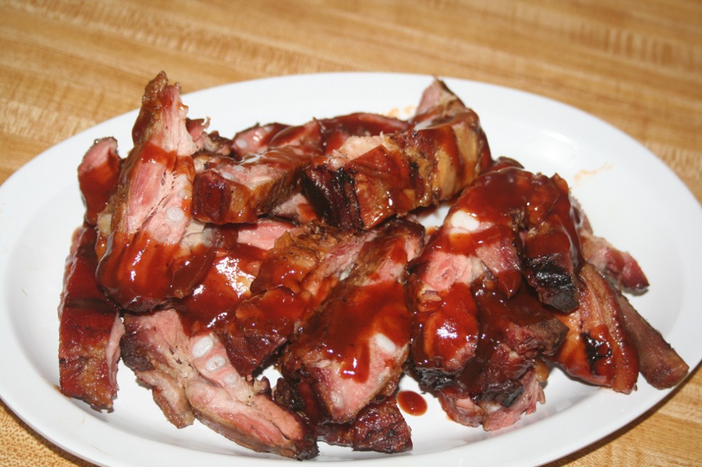 Carla's Reflections Feeding the Dogs Rib Tips