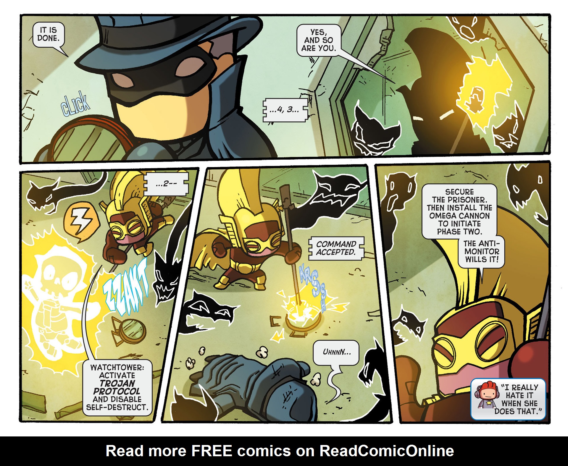 Read online Scribblenauts Unmasked: A Crisis of Imagination comic -  Issue #9 - 17