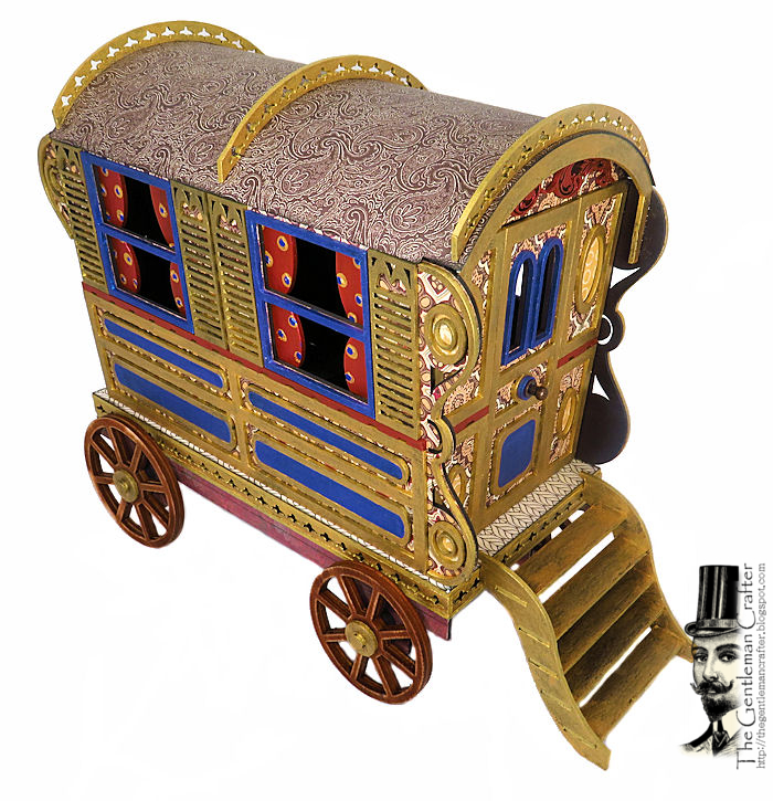 The Gentleman Crafter August Village Piece Gypsy Wagon