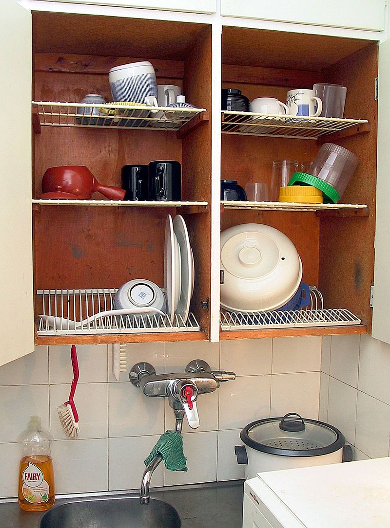 ECHIDNE OF THE SNAKES: The Dish-Draining Cabinet