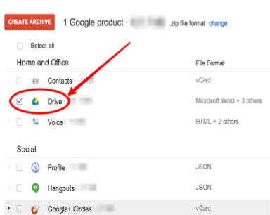 download all your google drive data