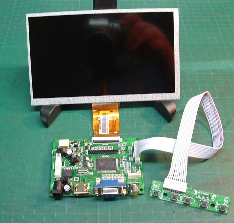 Mein Elektronik Hobby Ausgepackt und Angepackt 7 Zoll Display für meinen Raspberry Pi vom