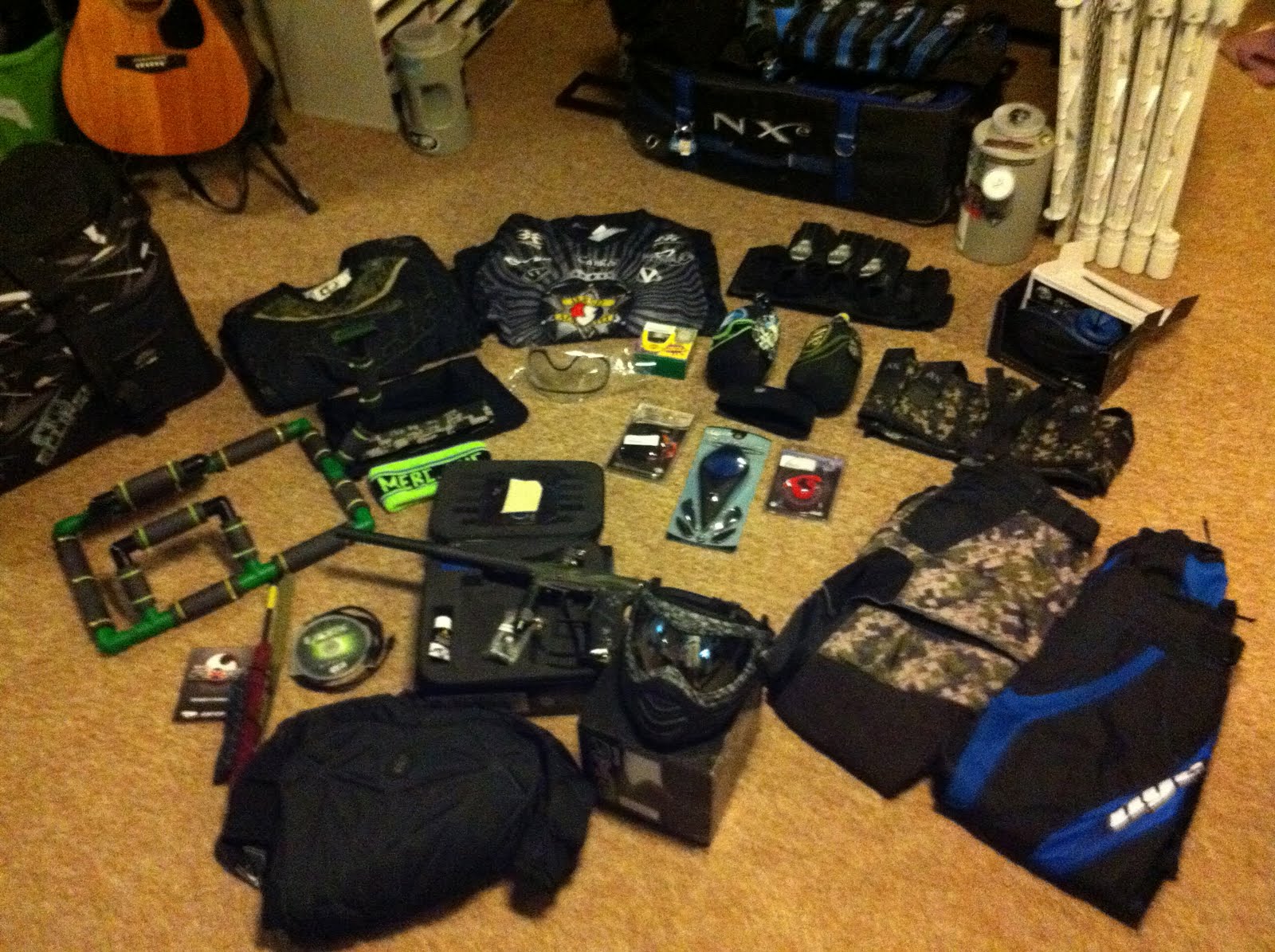 Used Paintball Gear High End Geo Lot everything 4 mo old!