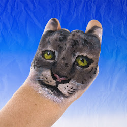 face painting leopard snow daniele guido inspired creating happy hand montmarte marte mont july