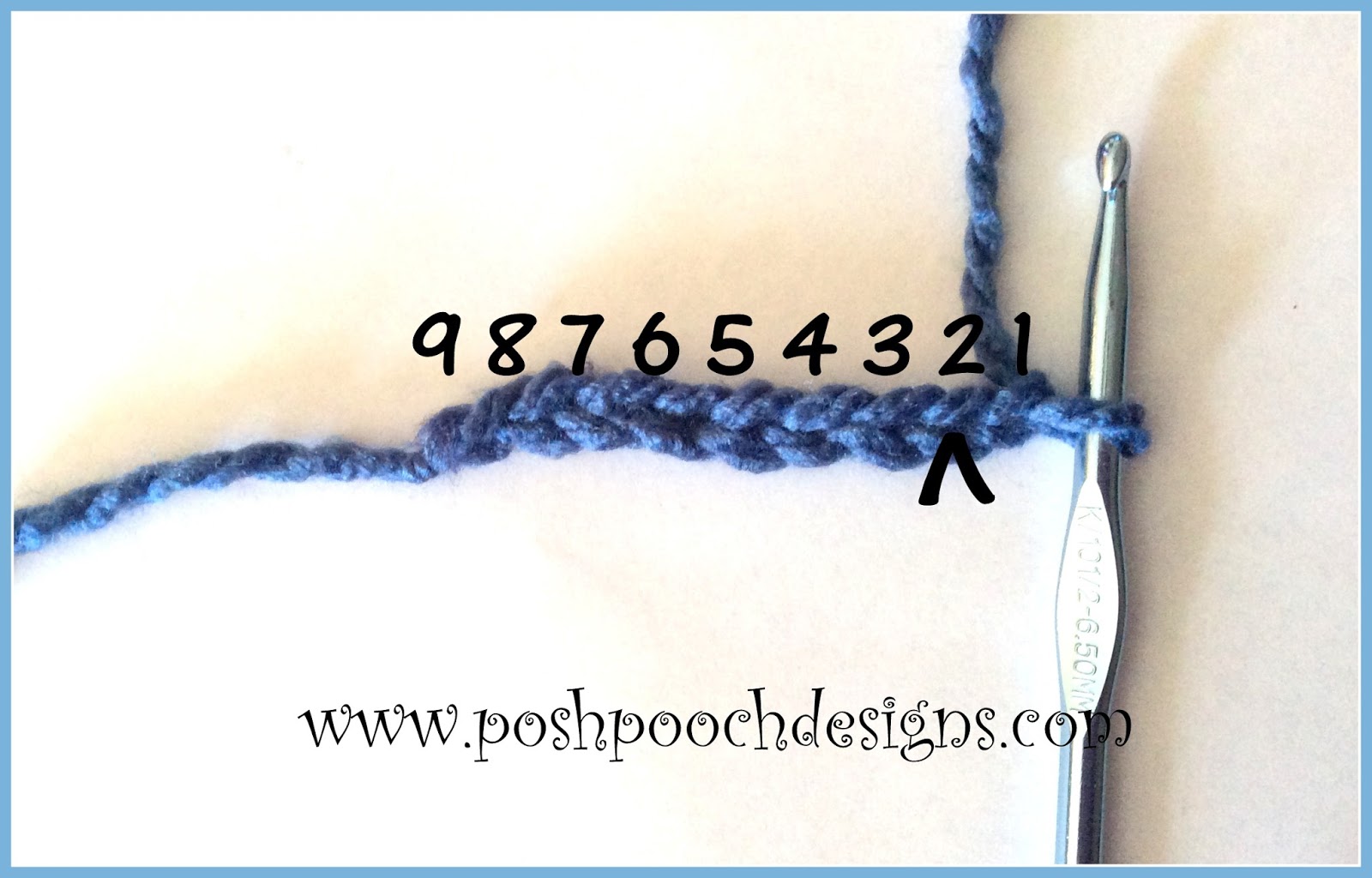 Posh Pooch Designs : Live Video Crochet Hook Letter, Number or MM