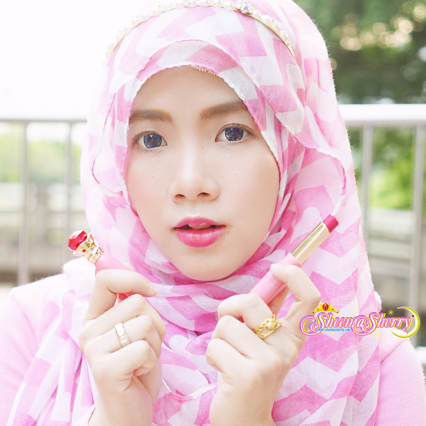 Sailor Moon Miracle Romance Makeup Moisture Rouge 7 Sheemasherry Sheema Sherry Sailor Moon Miracle Romance Makeup Moisture Rouge Moonlight Memories Disguise Pen Kawaii Hijabi Hijab Muslimah Japan