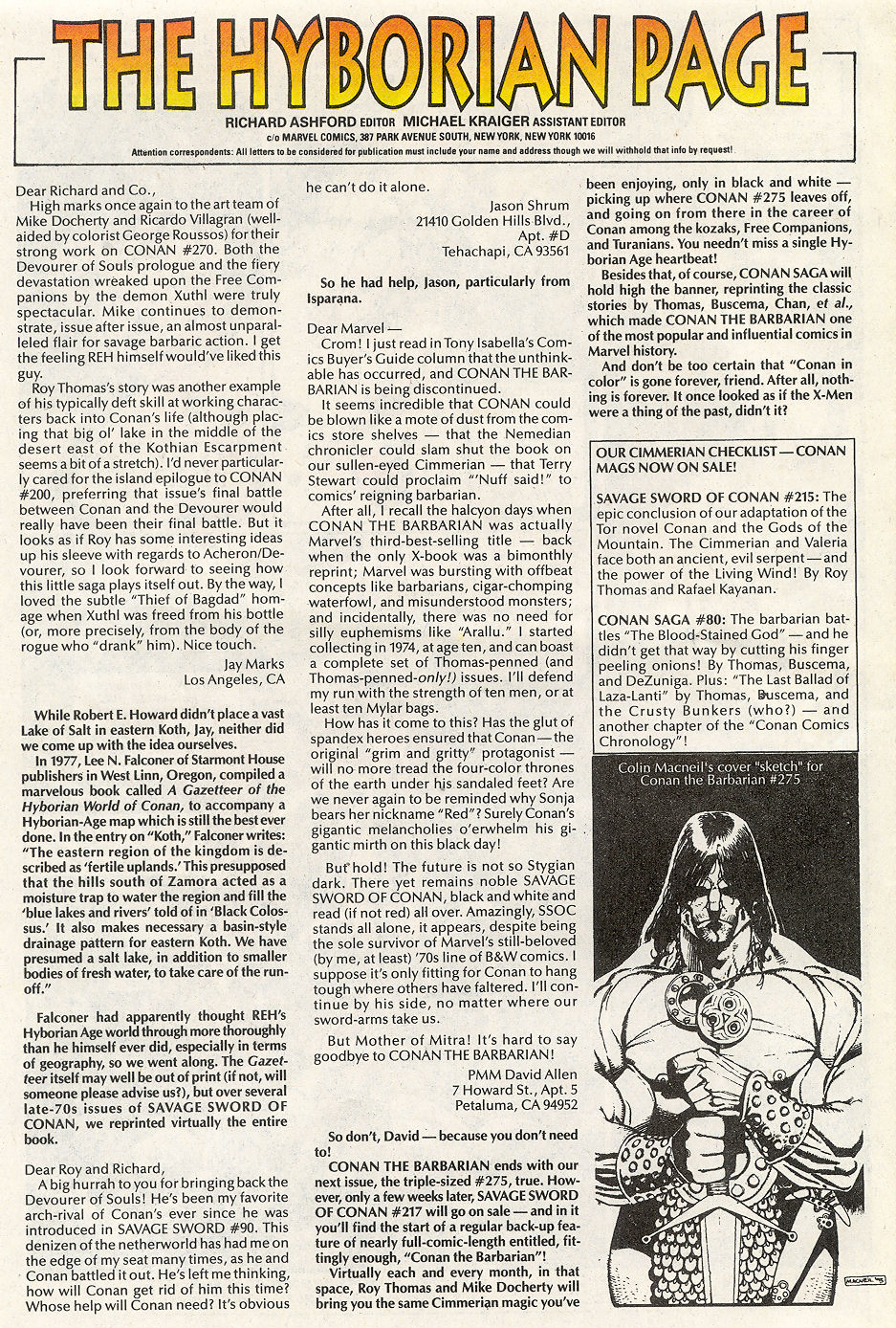 Conan the Barbarian (1970) Issue #274 #286 - English 22
