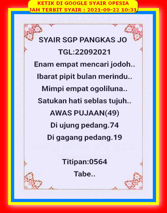 forum syair sgp