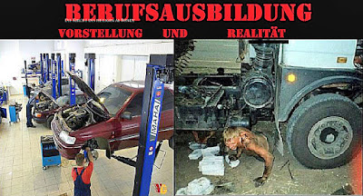 Lustige Bilder mit Text Berufsausbildung Kfz Mechaniker - Azubi Spaßbilder Lustige Bilder mit Text Berufsausbildung Kfz Mechaniker - Azubi Spaßbilder