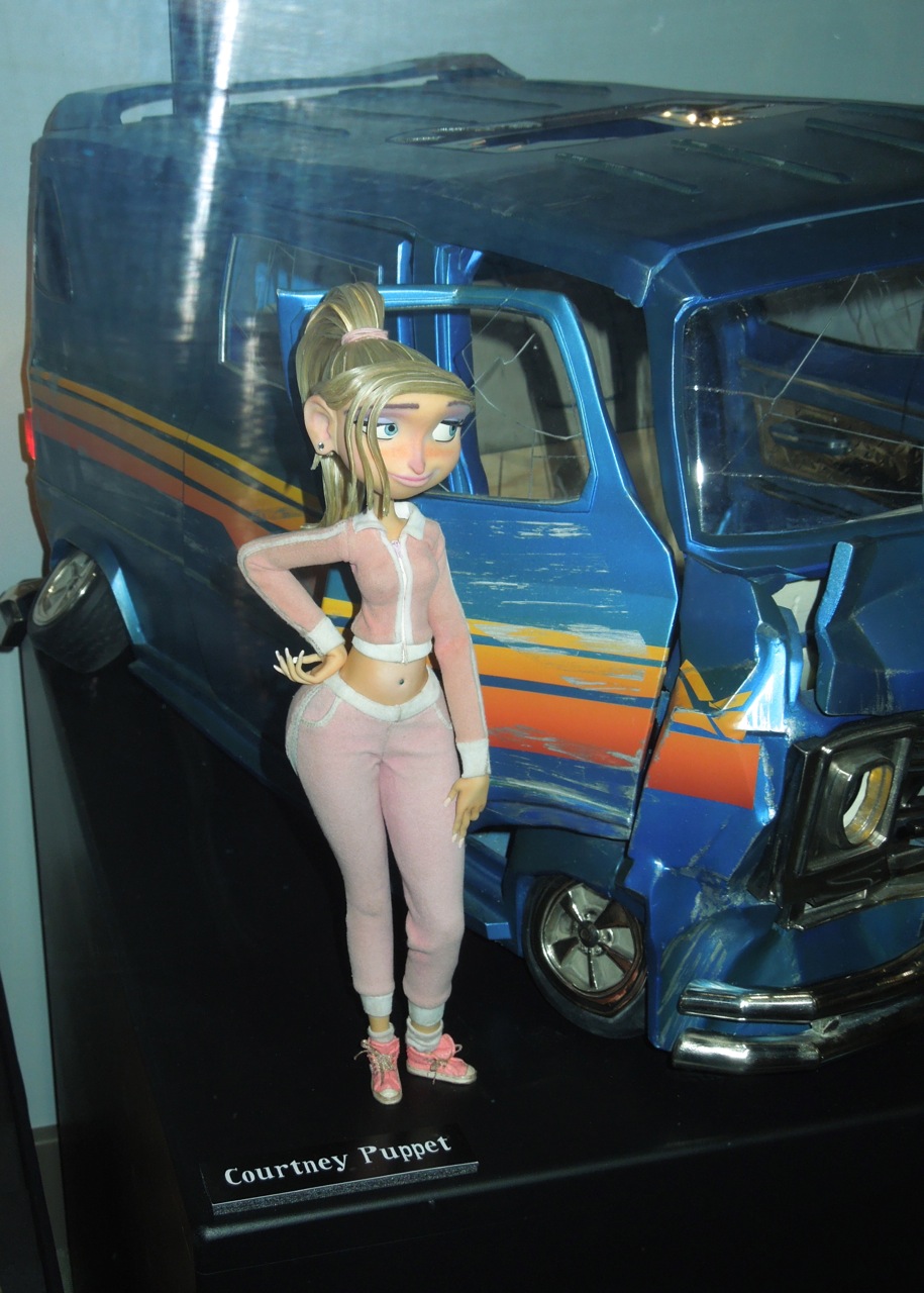 Hollywood Movie Costumes and Props: Stop-motion puppets, vehicles and sets  from ParaNorman on display...