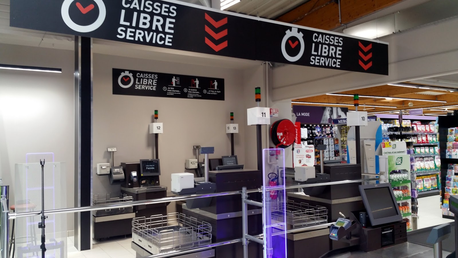 Notre Dame d'Oé Intermarché rénové un pôle de services de proximité