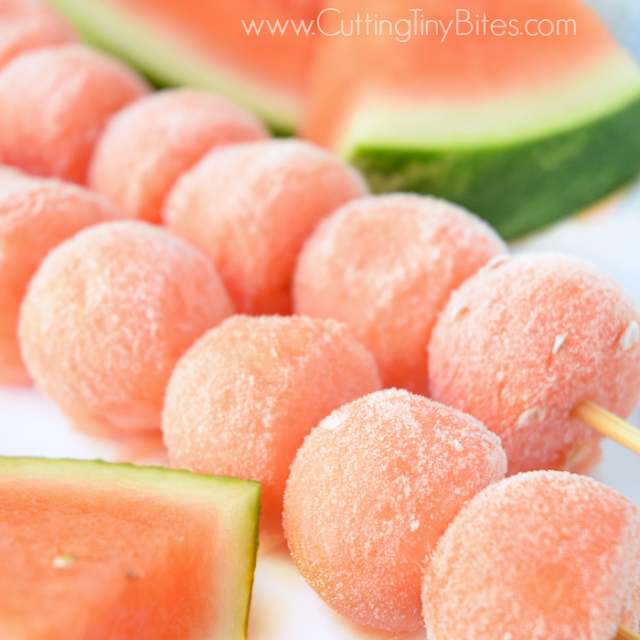 Frozen Watermelon Kabobs What Can We Do With Paper And Glue