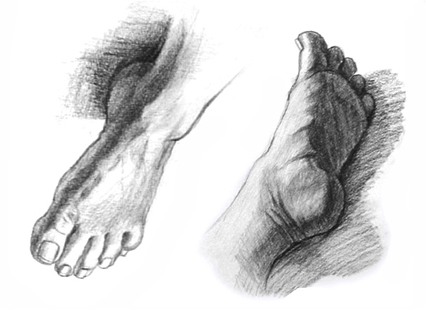 ayak nasıl çizilir