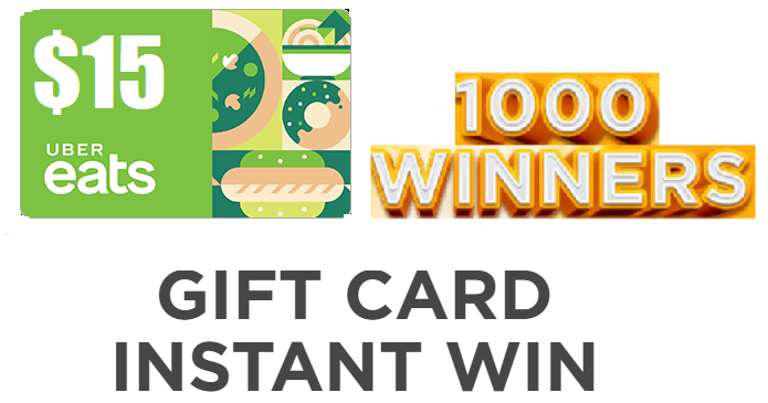 $15 uber eats gift card