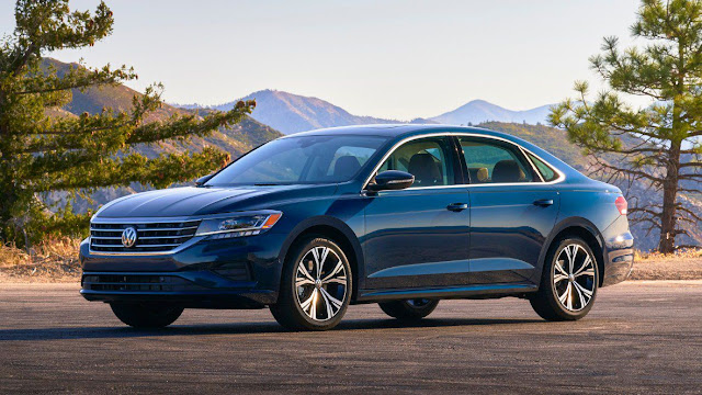 2020 VW Passat New 2020-vw-passat-sel-fully-redesigned-dark-blue