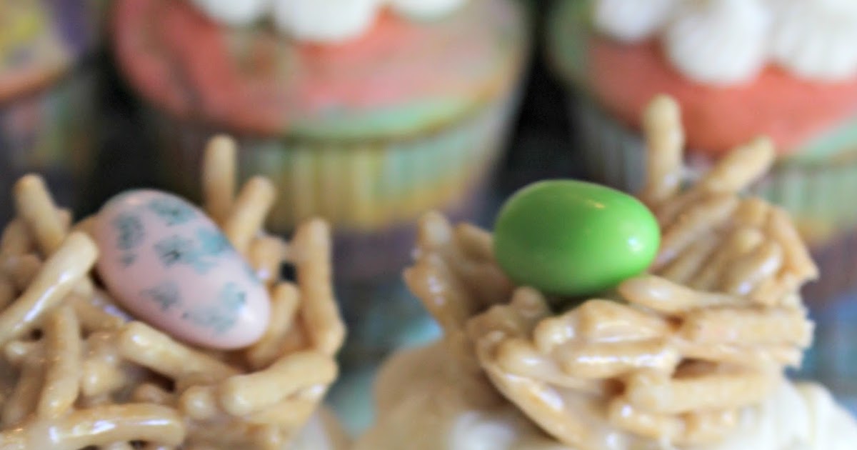 Made It. Ate It. Loved It. Tie Dye Easter Cupcakes