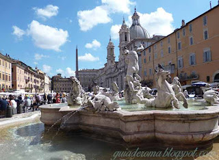 Praças e Fontes de Roma praca roma navona turismo - Praças e Fontes de Roma