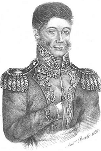 General JOSÉ I. ÁLVAREZ DE ARENALES Ingeniero Independencia Perú Cpña Desierto d/Rosas (1798-†1862)