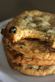 Recipe for Christina Tosi's Blueberry & Cream Cookies by freshfromthe.com.