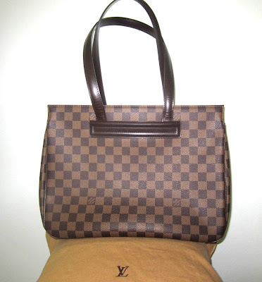 The Bags Affairs ~ Satisfy your lust for designer bags: LOUIS VUITTON DAMIER EBENE PARIOLI (0712-03)