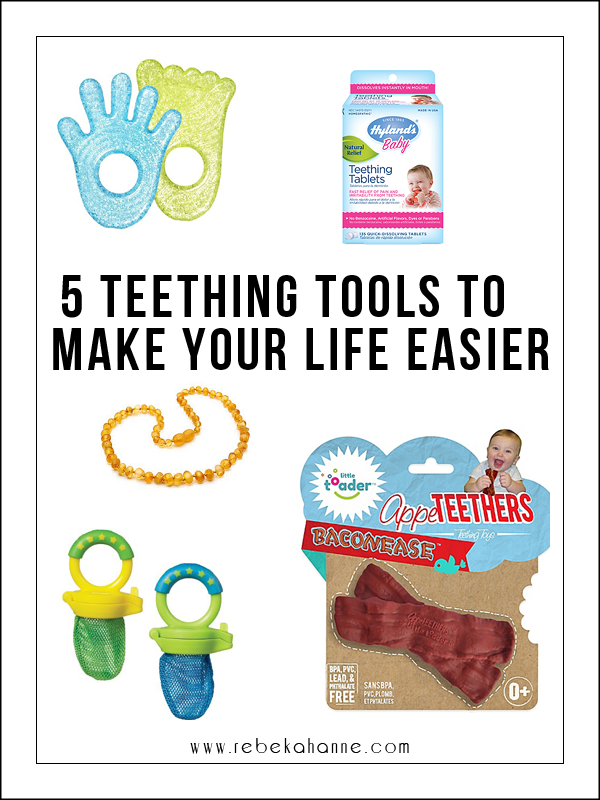 Rebekah Anne Five teething tools to make your life easier