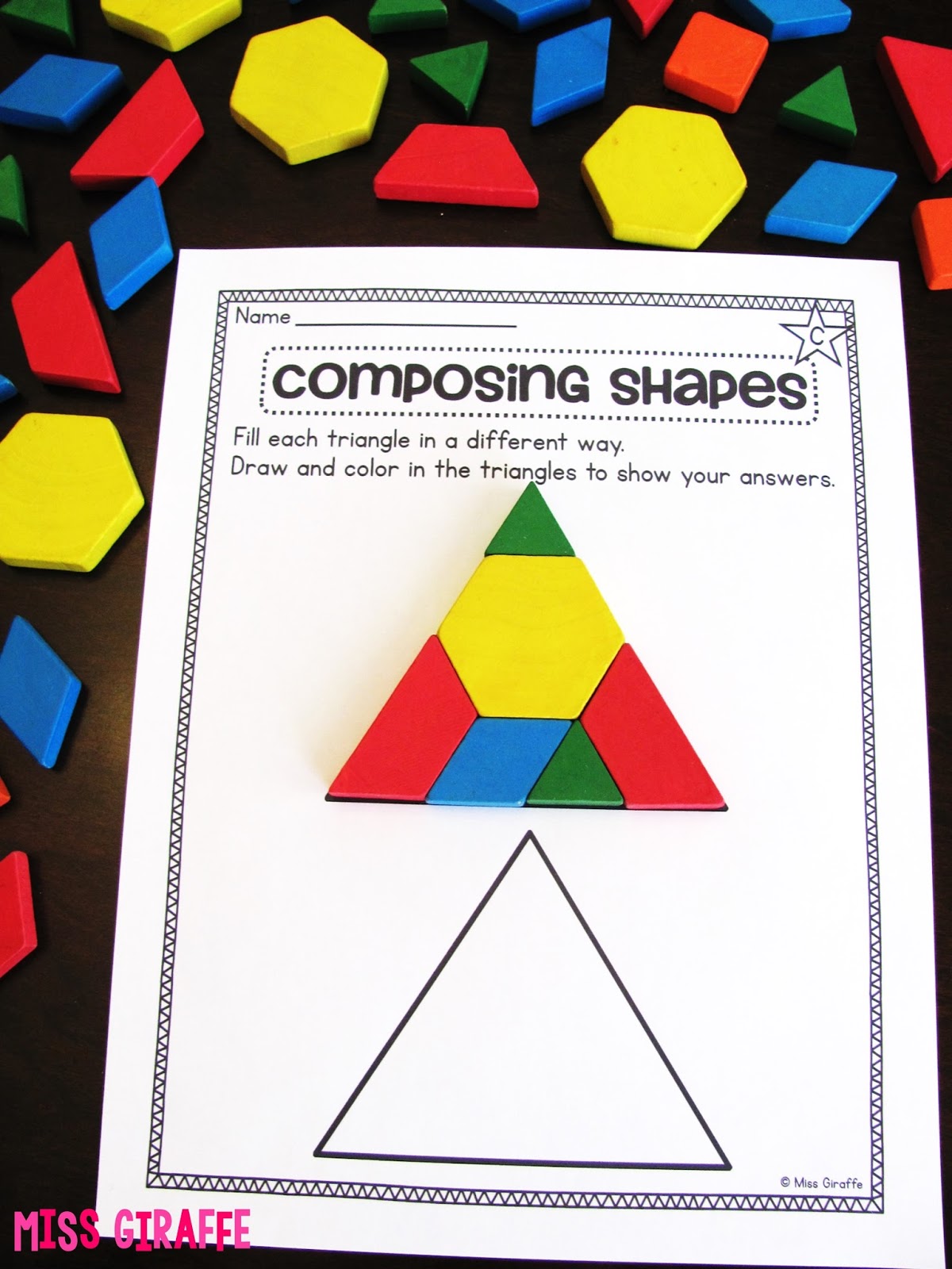 WS+Fill+Triangles+%282%29.JPG (1200×1600) | Kindergarten geometry, Math