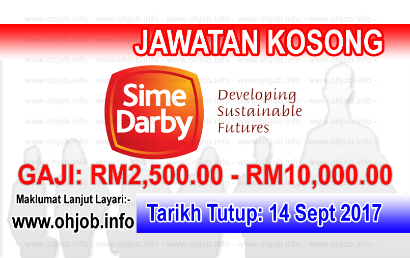 Jawatan Kosong Sime Darby Property 14 September 2017 Jawatan Kosong Kerajaan Swasta Terkini Malaysia 2020 2021