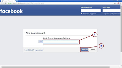 facebook password