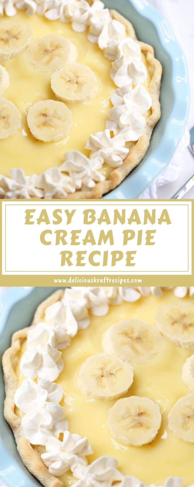 EASY BANANA CREAM PIE RECIPE EASY BANANA CREAM PIE RECIPE