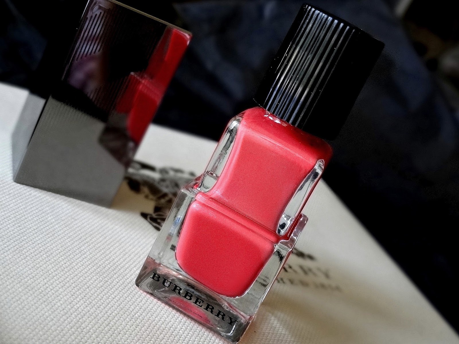 Burberry Summer Showers Makeup Collection Nail Polish in Orange Poppy No 221
