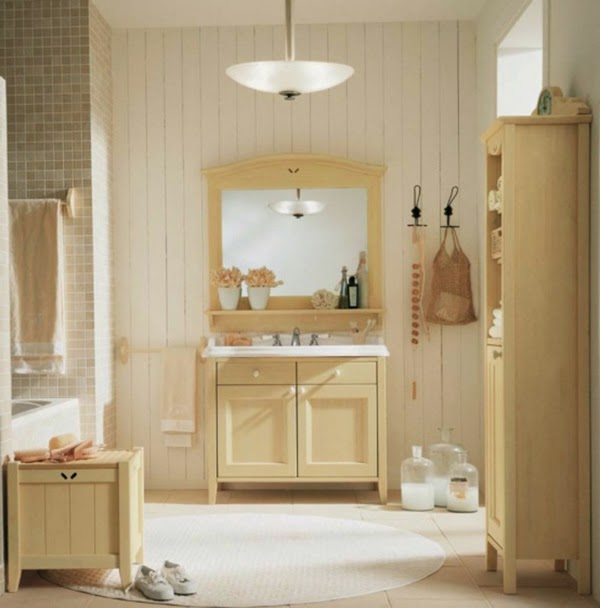 10 Baños decorados en color beige - Colores en Casa