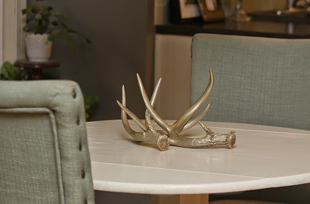 DIY // GOLD SPRAY PAINTED ANTLERS, Oh So Lovely Blog