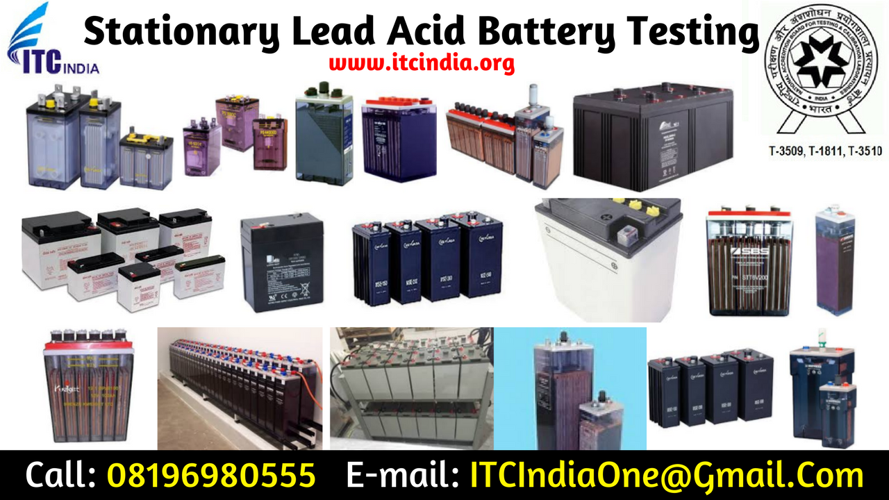 Stationary Lead Acid Battery Testing Laboratory Electrical Safety