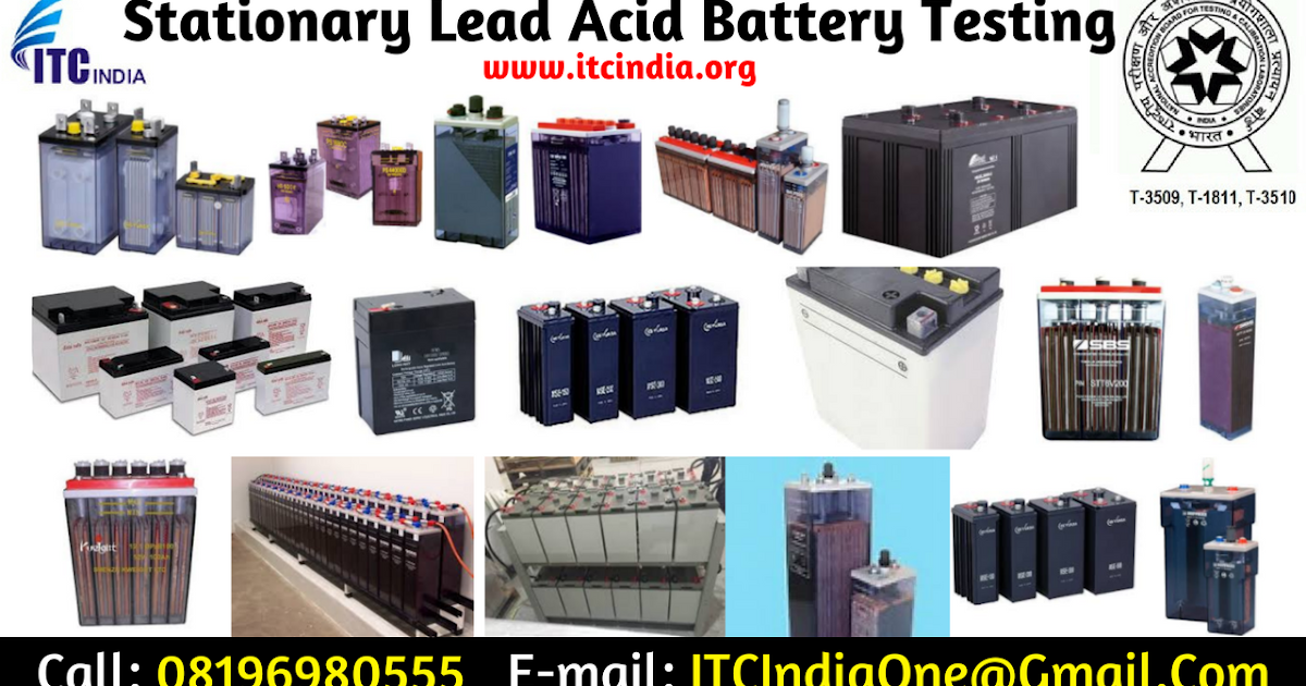 Stationary Lead Acid Battery Testing Laboratory Electrical Safety