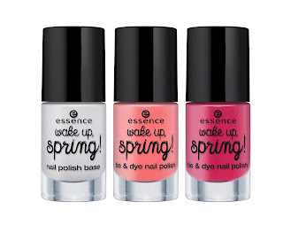 essence wake up, spring tie & dye nail polish set