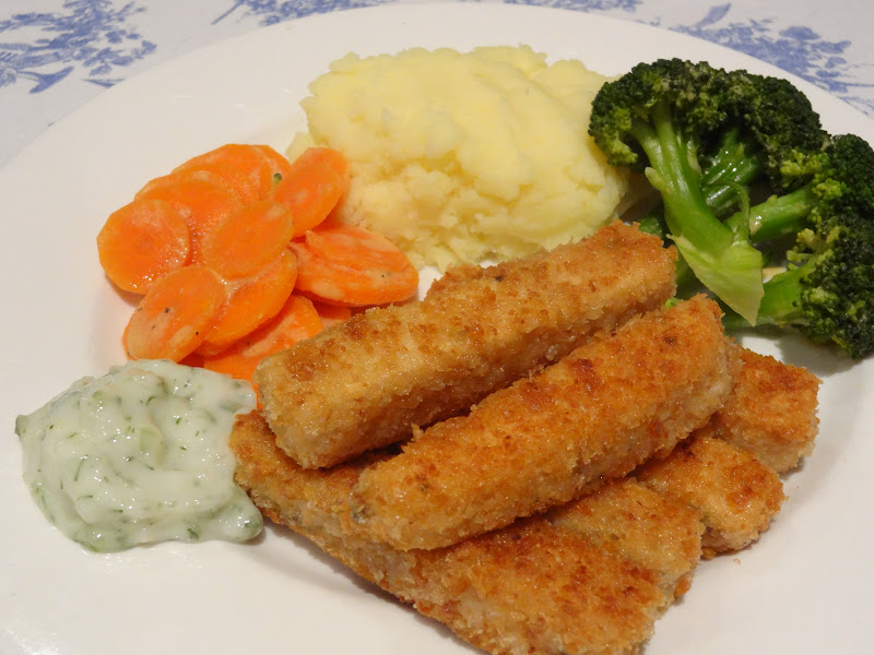 Veganise This! Tofu "fish" fingers with tartare sauce