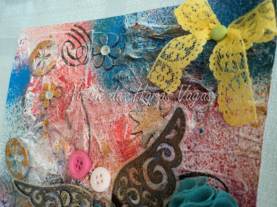 scrapbook mixed media colage scrap entre amigas