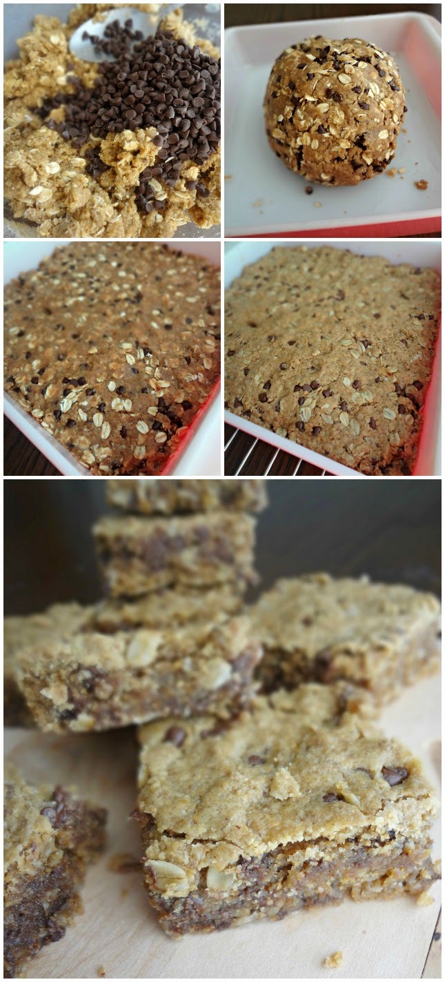 {Healthy} Peanut Butter Chocolate Chip Oat Bars {Healthy} Peanut Butter Chocolate Chip Oat Bars